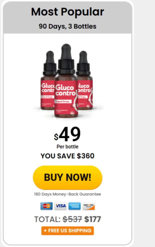 Gluco Control Supplement Price Of 3 Bottle